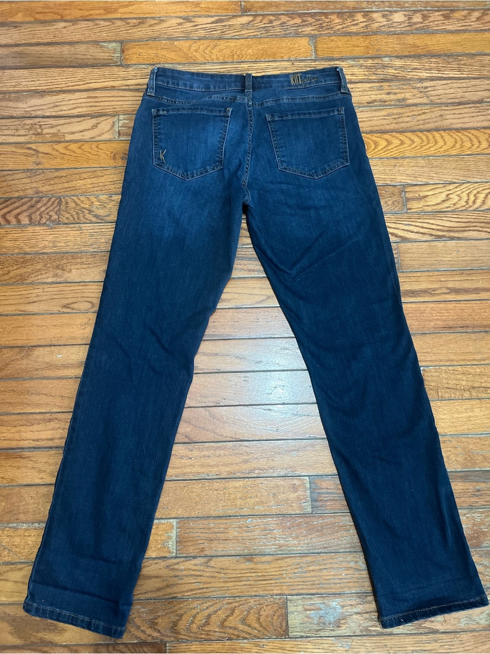 Kut from the Kloth Deep Indigo Straight-Leg Jeans - Picture 7 of 16